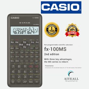 CASIO FX100MS CALCULATOR 2-LINE DISPLAY 2ND EDITION