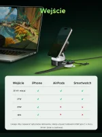 UGREEN 15W Qi2 2-in-1 Magnetic Wireless Charger – Genshin Impact Edition - Image 3