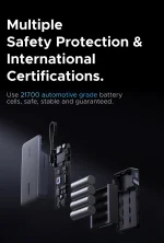 UGREEN 20000mAh 67W Nexode Power Bank with Built-in Cable – PB550 – 85166B – 1 Year Warranty - Image 11