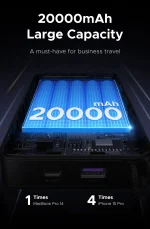 UGREEN 20000mAh 67W Nexode Power Bank with Built-in Cable – PB550 – 85166B – 1 Year Warranty - Image 18