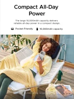 UGREEN 10000mAh 15W Qi2 MagFlow Air Magnetic Power Bank (Lunar White)- PB570 – 75983B – 1 Year Warranty - Image 10
