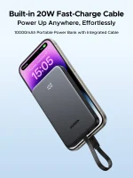 UGREEN 10000mAh 20W Power Bank with Built-in Cable- PB526 – 75161B – 1 Year Warranty - Image 12