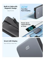 UGREEN 10000mAh 20W Power Bank with Built-in Cable- PB526 – 75161B – 1 Year Warranty - Image 11