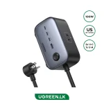UGREEN 100W DigiNest Pro Power Adapter With US Pin Plug 1.8 Meter Cable – 40896 – 1 Year Warranty