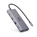 UGREEN 11-in-1 Hub Type-C To HDMI 4k 60Hz/ VGA / Typec-C Data /2 * USB 3.0 / RJ45 Gigabit / SD/TF / AUX3.5mm/ – 1 Year Warranty - Image 3