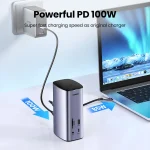 UGREEN 12 – in – 1 Type-C Multifunction Docking Station Pro – 1 Year Warranty - Image 9