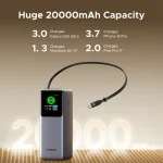 UGREEN 20000mAh 165W Power Bank with Retractable Cable – PB726 – 55987B – 1 Year Warranty - Image 10