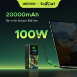 UGREEN 20000mAh 130W Genshin Impact Edition Smart Display Fast Charging Power Bank – PB721 – 35524GI – 1 Year Warranty - Image 3