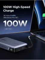UGREEN 20000mAh 145W Power Bank with Built-in Cable – PB551 – 55992B – 1 Year Warranty - Image 3