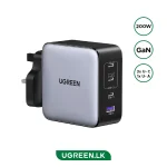 UGREEN 200W 4-Port GaN Fast Charger UK version – 1 Year Warranty