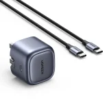 UGREEN 30W USB-C Nexode GaN PD Fast Charger UK (Space Gray) with Type-C to Type-C Cable – CD305 – 25114 – 1 Year Warranty - Image 3