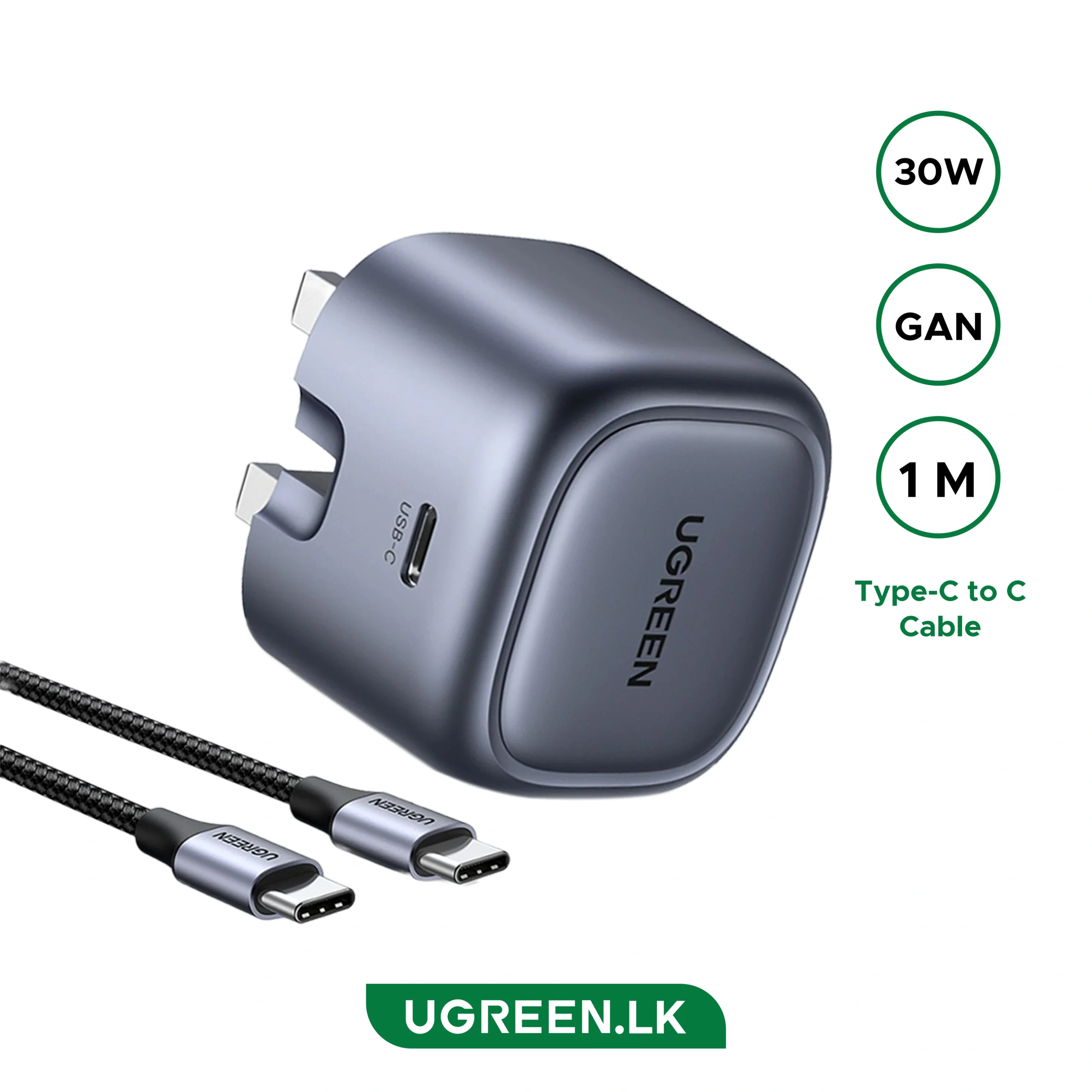 UGREEN-30W-USB-C-Nexode-GaN-PD-Fast-Charger-UK-Space-Gray-with-Type-C-to-Type-C-Cable--CD305--25114--1-Year-Warranty-ugreenlk_-scaled UGREEN 30W USB-C Nexode GaN PD Fast Charger UK (Space Gray) with Type-C to Type-C Cable – CD305 – 25114 – 1 Year Warranty - Image 1