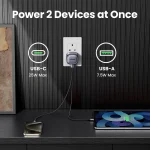 UGREEN 35W 2-Port Nexode GaN Fast Charger UK – CD350 – 15540 – 1 Year Warranty - Image 4