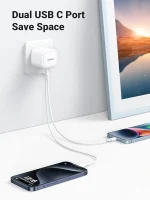 UGREEN 40W Dual Type-C Fast Charging Adapter – CD243 – 10344 – 1 Year Warranty - Image 8