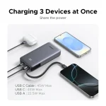 UGREEN 20000mAh 45W Power Bank with Built-in Cable – PB536 – 55988B – 1 Year Warranty - Image 3