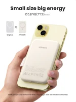UGREEN 5000mAh 15W Magnetic Wireless Power Bank – Beige – PB560 – 25207 – 1 Year Warranty - Image 9