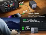 UGREEN 65W 7 Ports DigiNest Cube With UK Pin Power Strip Charging Station – 90906 – 1 Year Warranty - Image 8