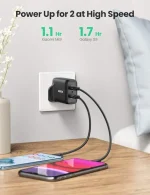 UGREEN 36W DUAL USB – A Fast Charging UK Adapter – CD161 – 70164 – 1 Year Warranty - Image 3