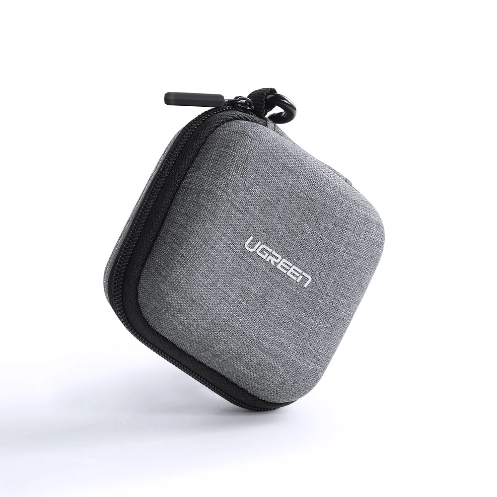 UGREEN-Earphone-Carrying-Case-Bag-Fabric-Gray-LP128-70577-LP128-Ugreensl-1 UGREEN Earphone Carrying Case Bag (Fabric) – LP128 – 70577 - Image 1