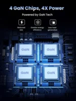 UGREEN 200W GaN 4*Type-C, 2*USB Ports Desktop Charger – 1 Year Warranty - Image 7