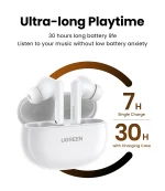 UGREEN HiTune T6 Hybrid Active Noise-Cancelling 30Hrs Earbuds – WS200 – 15158 – 1 Year Warranty - Image 4