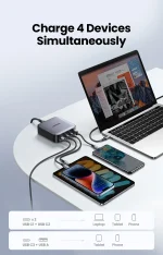 UGREEN 100W Nexode Desktop Fast Charging Adapter – CD328 – 90929 – 1 Year Warranty - Image 2