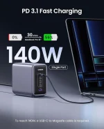 UGREEN 300W Nexode PD GaN Fast Charging Station – 1 Year Warranty - Image 6