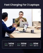 UGREEN 300W Nexode PD GaN Fast Charging Station – 1 Year Warranty - Image 3