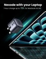 UGREEN 45W NexodeGaN Dual Type-C PD Fast Charging Adapter – CD294 – 90399 – 1 Year Warranty - Image 4