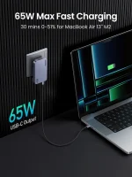 UGREEN 65W Nexode Pro 65W 3Port GaN Ultra-Slim Fast Charger With Multi Universal Wall Plugs – X753 – 25356 – 1 Year Warranty - Image 9
