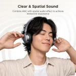 UGREEN Studio Plus 80Hrs Active Noise-Cancelling Headphones – Black – HP207- 75630 – 1 Year Warranty - Image 6